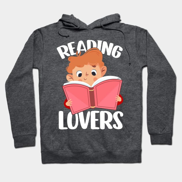 Reading Lovers, Funny Reading Hoodie by Avando designs